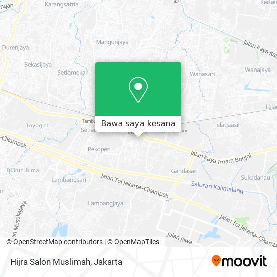 Peta Hijra Salon Muslimah