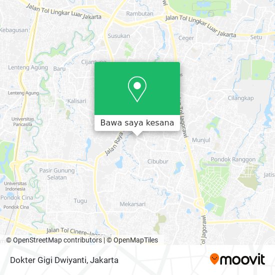 Peta Dokter Gigi Dwiyanti