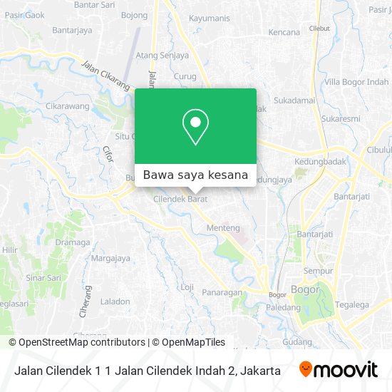 Peta Jalan Cilendek 1 1 Jalan Cilendek Indah 2