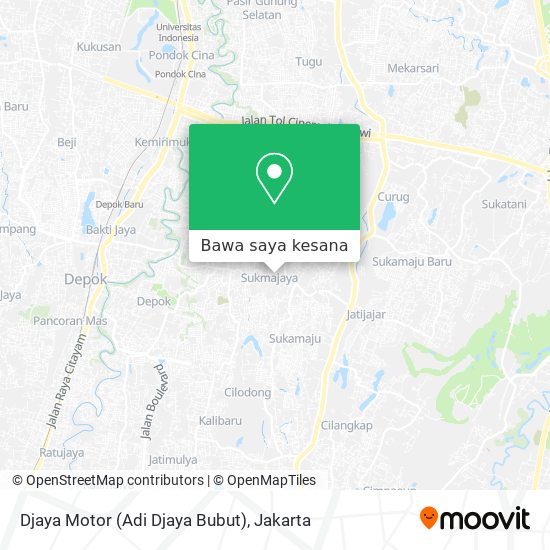 Peta Djaya Motor (Adi Djaya Bubut)