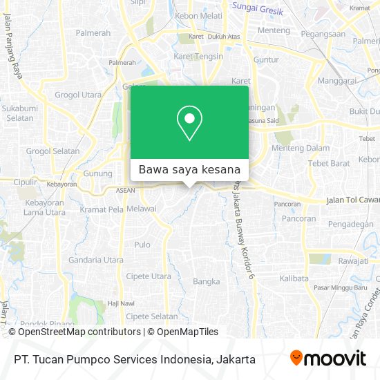 Peta PT. Tucan Pumpco Services Indonesia