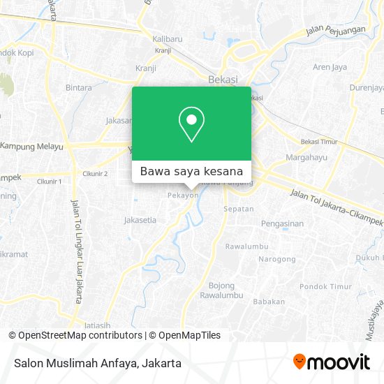 Peta Salon Muslimah Anfaya