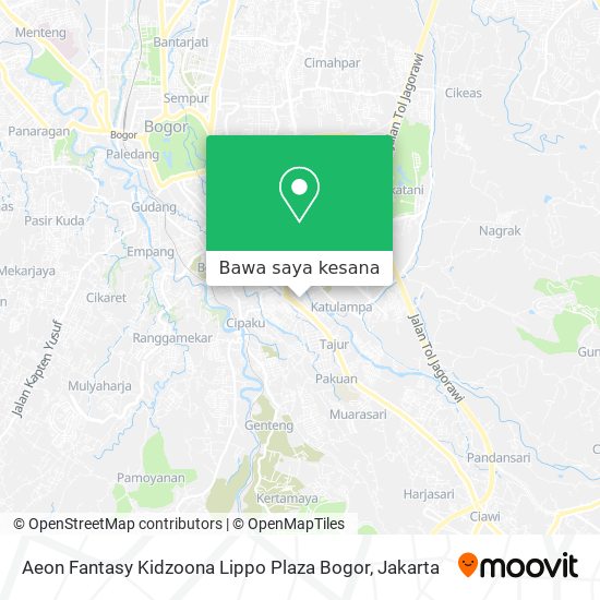 Peta Aeon Fantasy Kidzoona Lippo Plaza Bogor