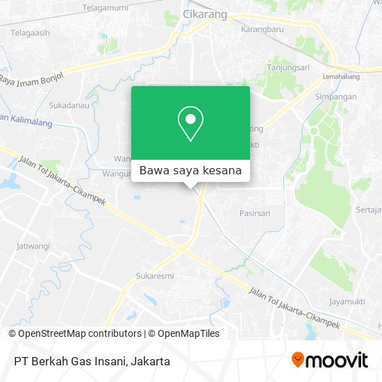 Peta PT Berkah Gas Insani