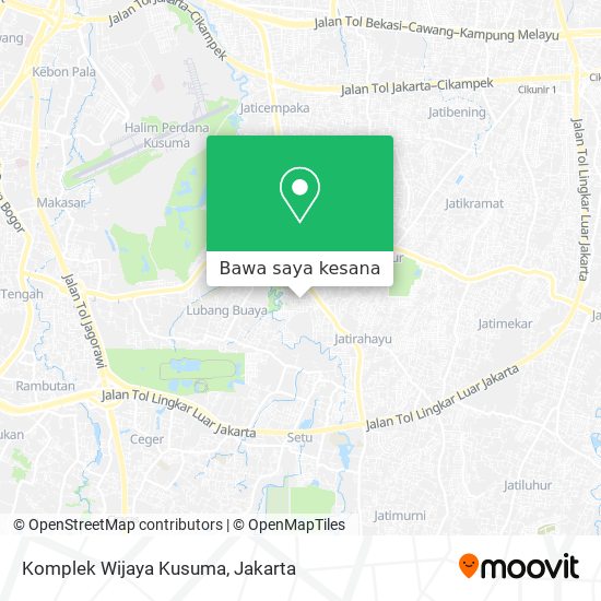 Peta Komplek Wijaya Kusuma