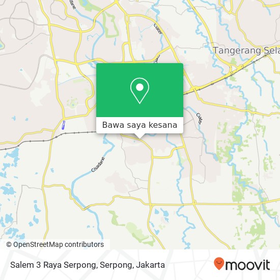 Peta Salem 3 Raya Serpong, Serpong