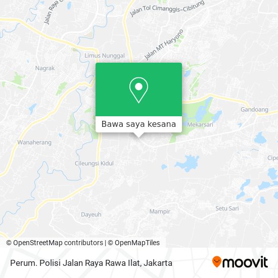 Peta Perum. Polisi Jalan Raya Rawa Ilat