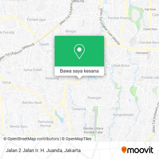 Peta Jalan 2 Jalan Ir. H. Juanda