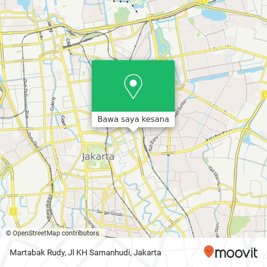 Peta Martabak Rudy, Jl KH Samanhudi
