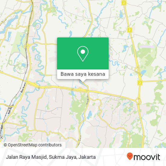 Peta Jalan Raya Masjid, Sukma Jaya