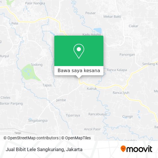 Peta Jual Bibit Lele Sangkuriang