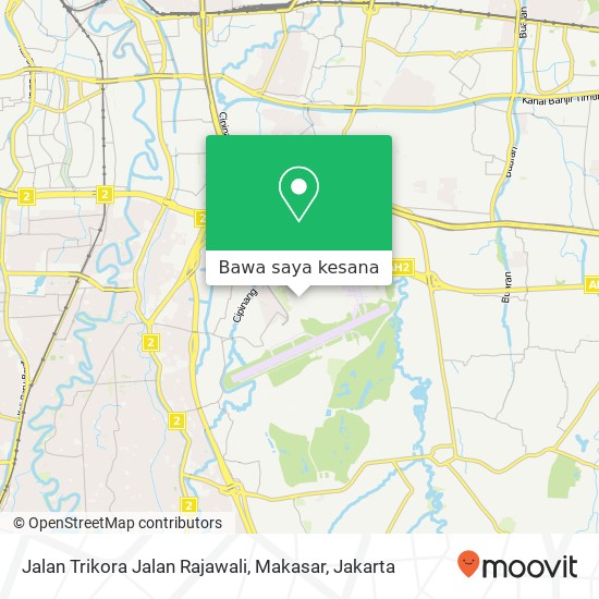 Peta Jalan Trikora Jalan Rajawali, Makasar