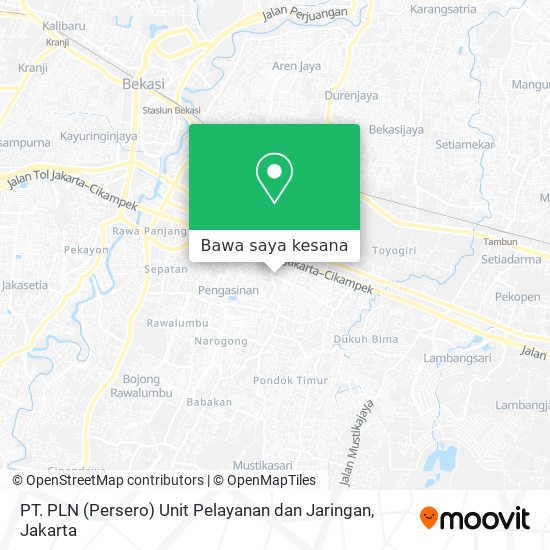 Peta PT. PLN (Persero) Unit Pelayanan dan Jaringan
