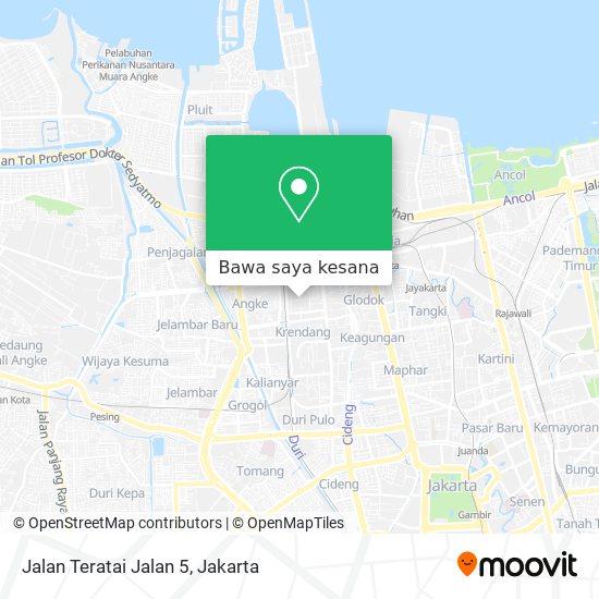 Peta Jalan Teratai Jalan 5