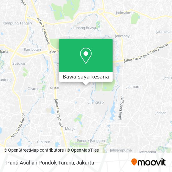 Peta Panti Asuhan Pondok Taruna