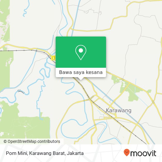 Peta Pom Mini, Karawang Barat