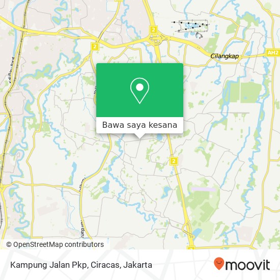 Peta Kampung Jalan Pkp, Ciracas