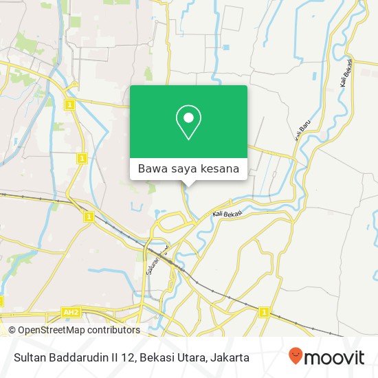 Peta Sultan Baddarudin II 12, Bekasi Utara