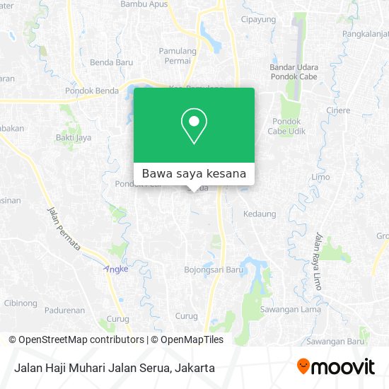 Peta Jalan Haji Muhari Jalan Serua
