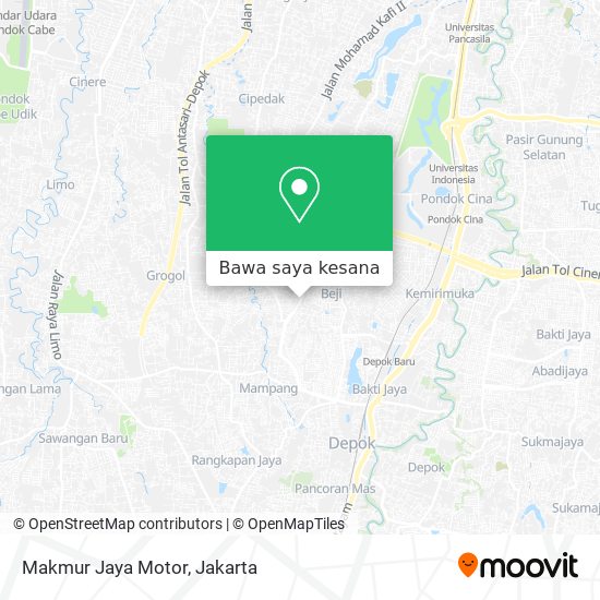 Peta Makmur Jaya Motor