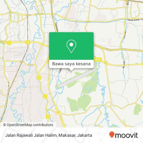 Peta Jalan Rajawali Jalan Halim, Makasar