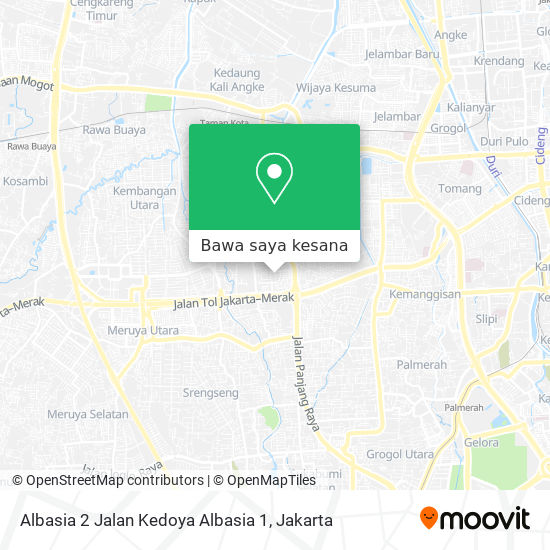 Peta Albasia 2 Jalan Kedoya Albasia 1