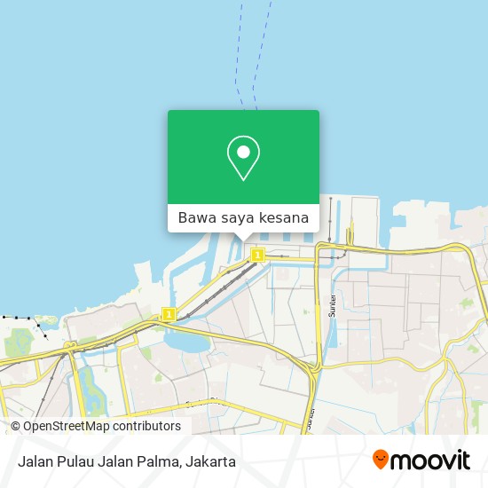 Peta Jalan Pulau Jalan Palma