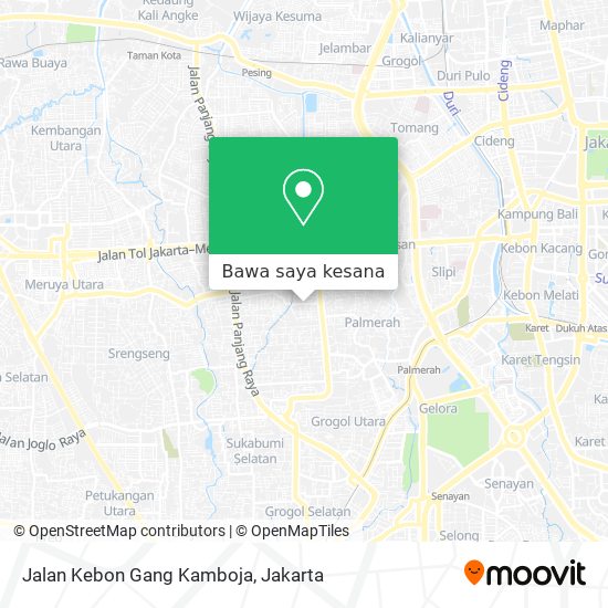 Peta Jalan Kebon Gang Kamboja