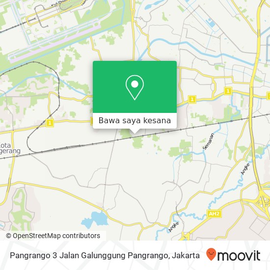 Peta Pangrango 3 Jalan Galunggung Pangrango