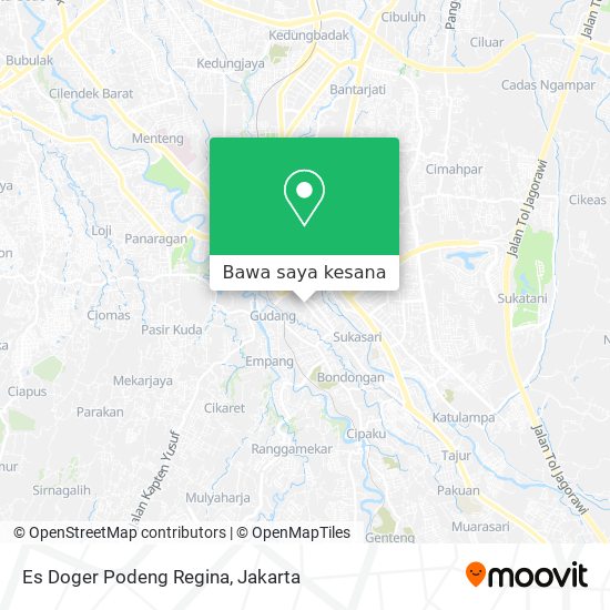 Peta Es Doger Podeng Regina