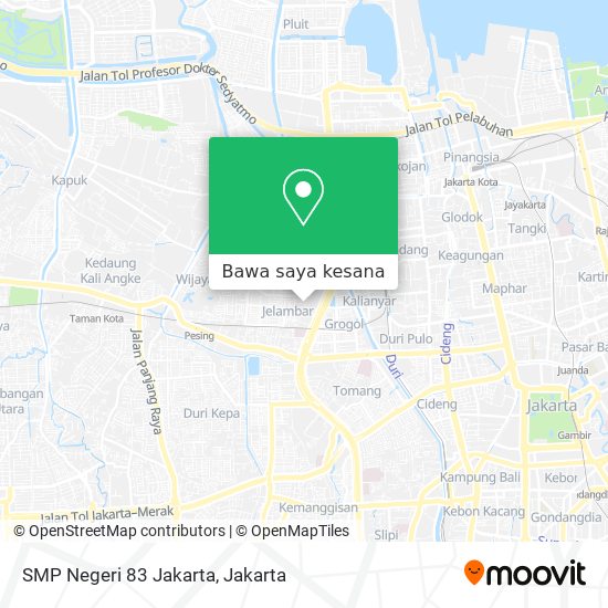 Peta SMP Negeri 83 Jakarta