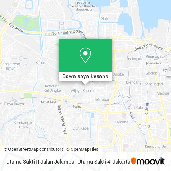 Peta Utama Sakti II Jalan Jelambar Utama Sakti 4