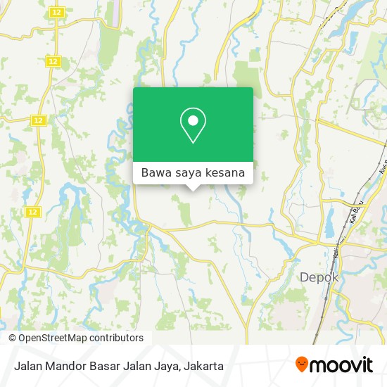 Peta Jalan Mandor Basar Jalan Jaya