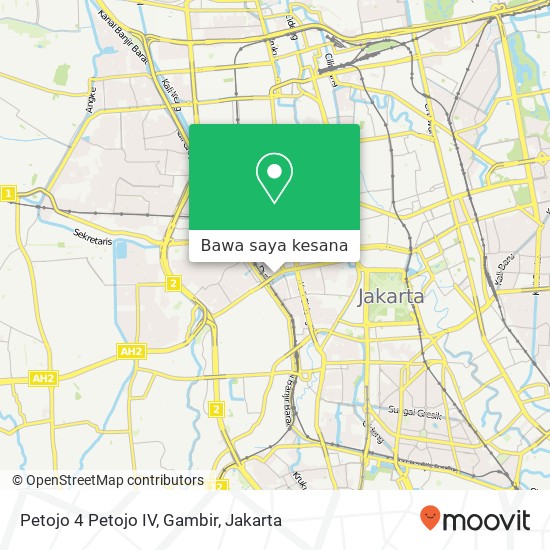 Peta Petojo 4 Petojo IV, Gambir