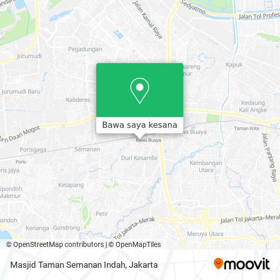 Peta Masjid Taman Semanan Indah