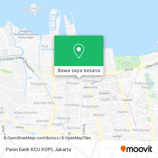 Peta Panin bank KCU KOPI