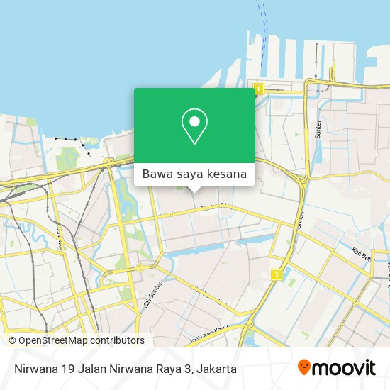 Peta Nirwana 19 Jalan Nirwana Raya 3