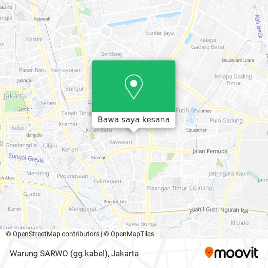 Peta Warung SARWO (gg.kabel)