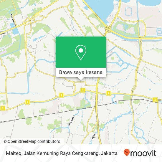 Peta Malteq, Jalan Kemuning Raya Cengkareng