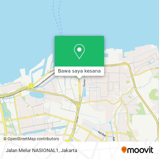 Peta Jalan Melur NASIONAL1