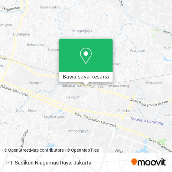 Peta PT. Sadikun Niagamas Raya