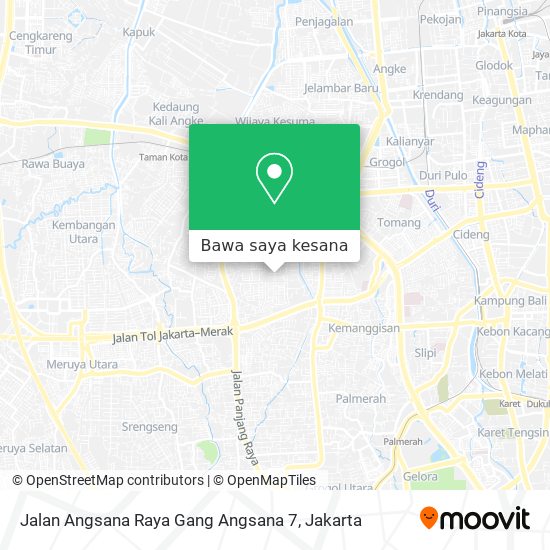 Peta Jalan Angsana Raya Gang Angsana 7
