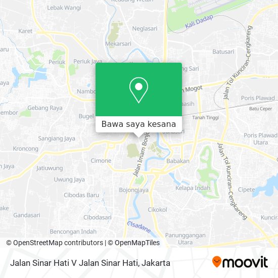 Peta Jalan Sinar Hati V Jalan Sinar Hati