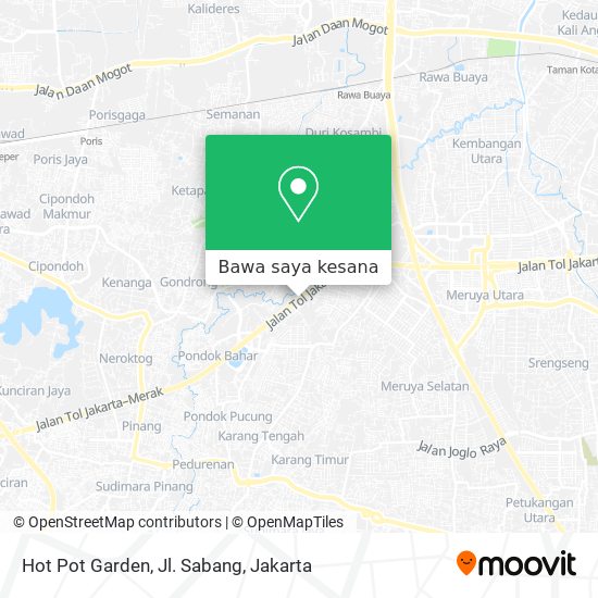 Peta Hot Pot Garden, Jl. Sabang