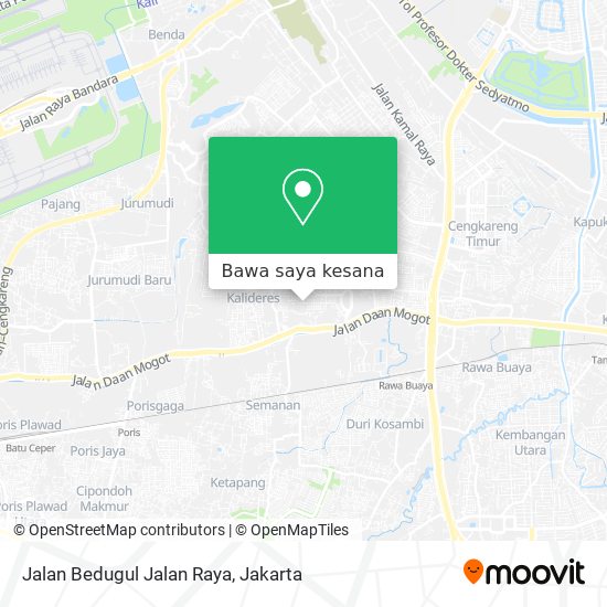 Peta Jalan Bedugul Jalan Raya
