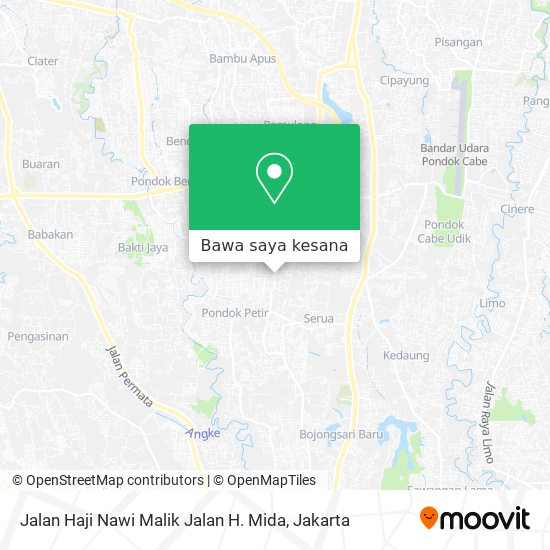 Peta Jalan Haji Nawi Malik Jalan H. Mida