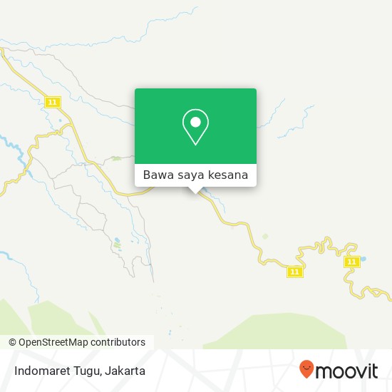 Peta Indomaret Tugu