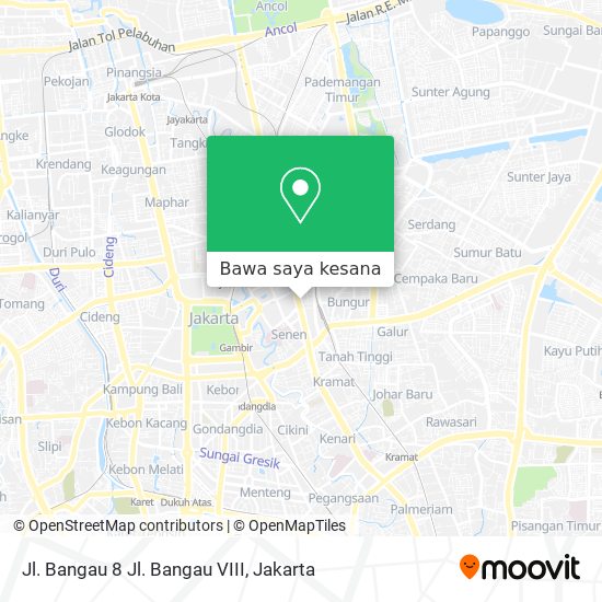 Peta Jl. Bangau 8 Jl. Bangau VIII