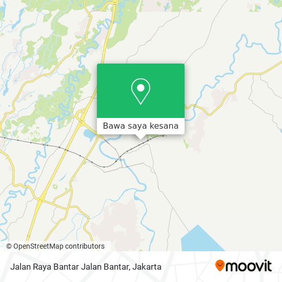 Peta Jalan Raya Bantar Jalan Bantar