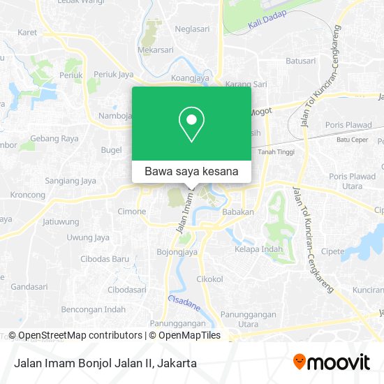 Peta Jalan Imam Bonjol Jalan II